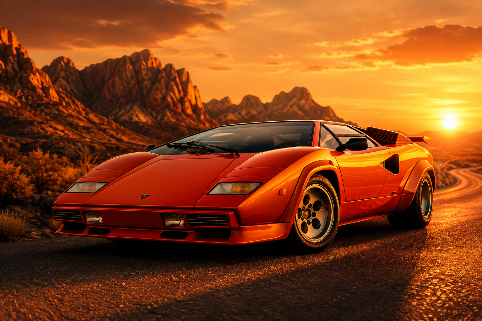 Classic supercar poster - Camberwall